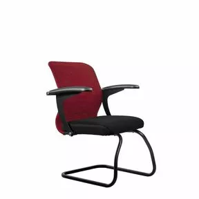 Кресло SU-M-4/подл.160/осн.008 (Красный)_общий вид