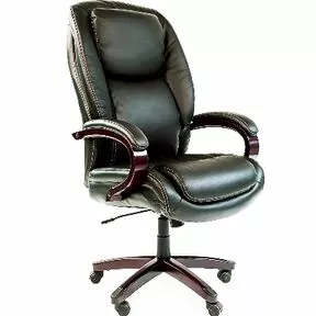 Кресло руководителя Chairman 408_Общий вид_Цвет черный