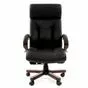 Кресло для руководителя Chairman 421 кожа черная