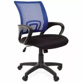 Кресло для персонала Chairman 696 black синее