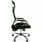Офисное кресло Chairman 700 сетка - Экокожа премиум черная