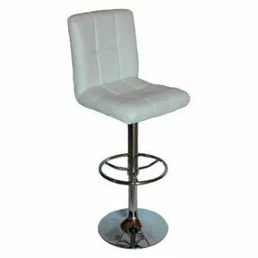 Барный стул DOBRIN KRUGER - цвет обивки белый, красный, сиреневый, оранжевый, зеленый, кремовый,  черный, коричневый, античный кремовый, античный серый, античный коричневый