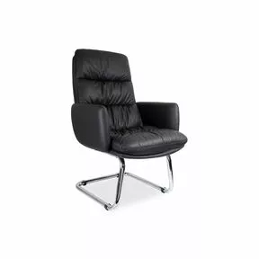 Кресло для посетителя College CLG-625 LBN-C Black_общий вид