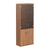 Шкаф закрытый комбинированный со стеклом СТ-1.2 Имаго (770х365х1975)