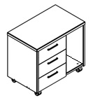 Тумбы мобильные Offix New/ OMC 3D