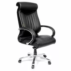Кресло руководителя Chairman 420 кожа черная
