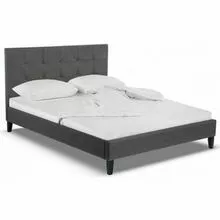 Кровать Veronika 160 x 200 темно-серая