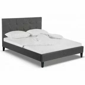 Кровать двуспальная Veronika 160 x 200 темно-серая