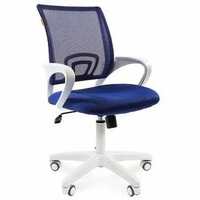 Кресло для персонала Chairman 696 white синее