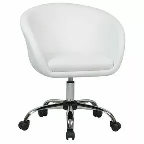 Офисное кресло для персонала DOBRIN BOBBY_белое_Общий вид