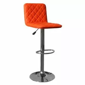 Барный стул LM-5003 - цвет обивки оранжевый, белый, коричневый, красный, кремовый, чёрный 