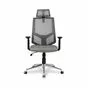 Кресло для персонала College HLC-1500H/Grey(HLC-1500F-1D-2/Grey)_вид спереди