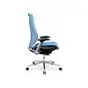 Кресло College HLC-2588F/Blue_вид сбоку
