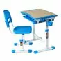 Детская парта и стул для дома FunDesk Piccolino Blue_купить в интернет-магазине_Мебель для дома и офиса_по низким ценам