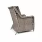 Кресло плетеное Гляссе из искусственного ротанга_вид сбоку